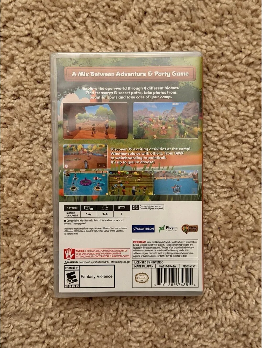 Sports Camp: A 35-Game Adventure for Nintendo Switch